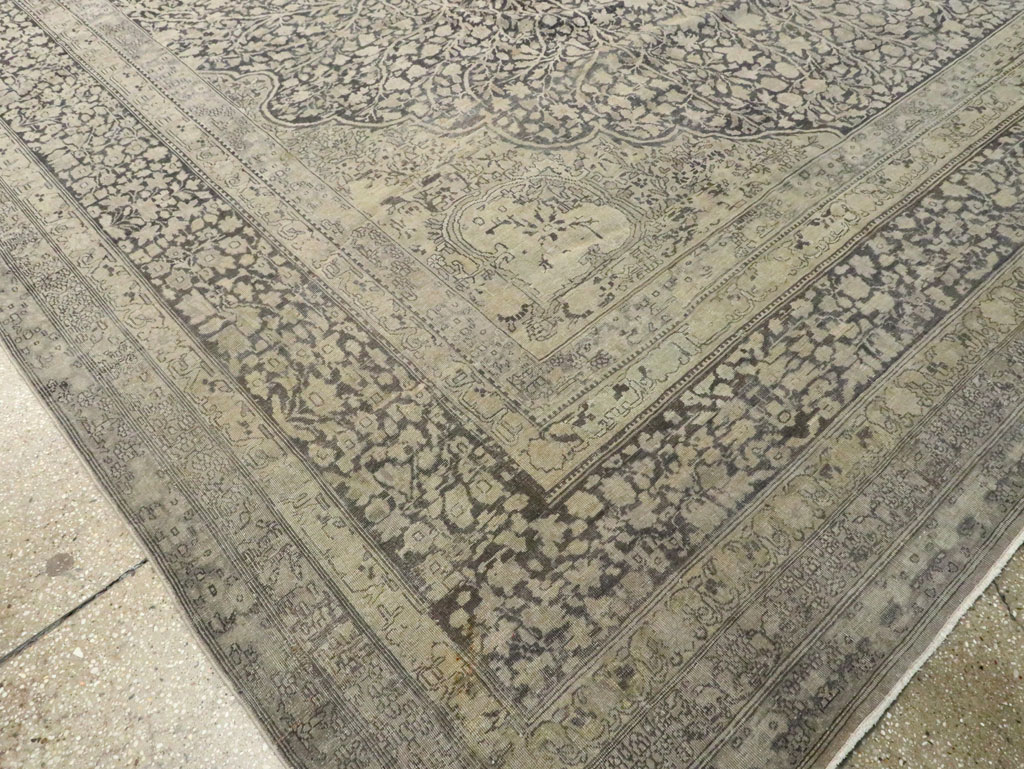 Antique Lavar Kerman Carpet, No.9397 - Gsblank