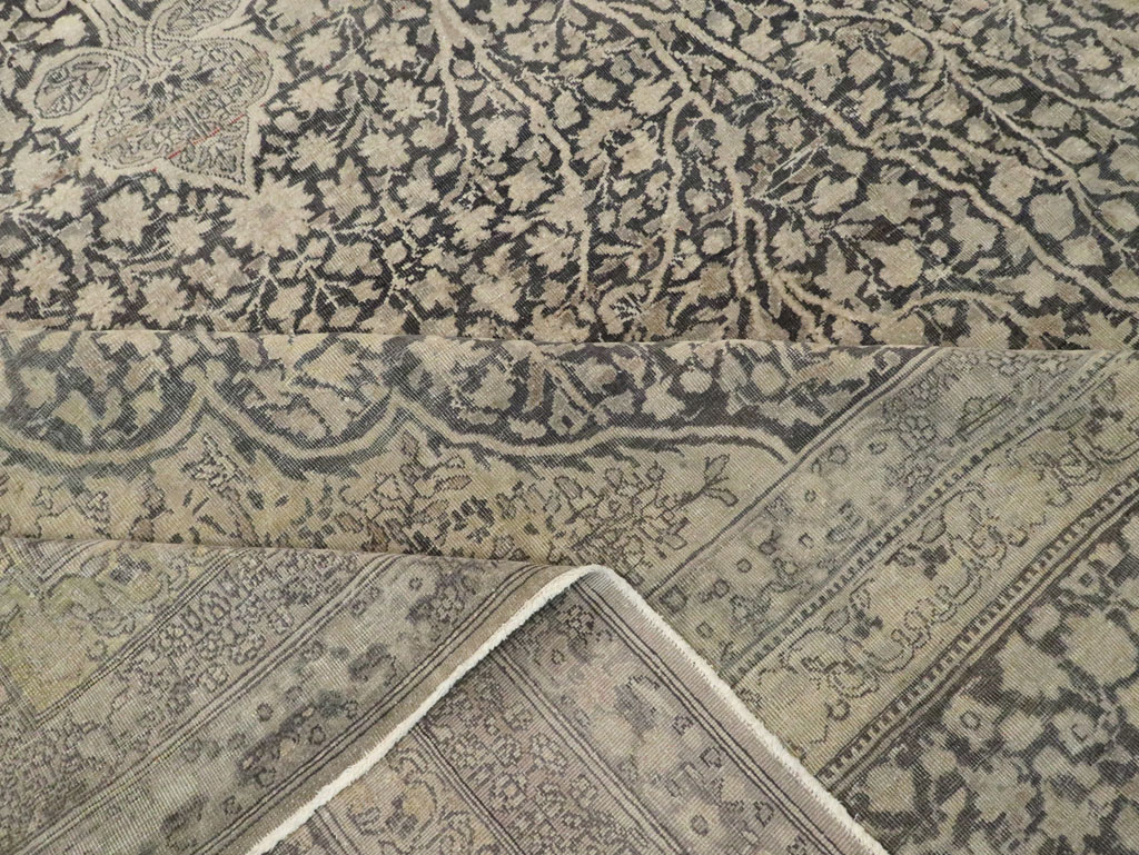 Antique Lavar Kerman Carpet, No.9397 - Gsblank