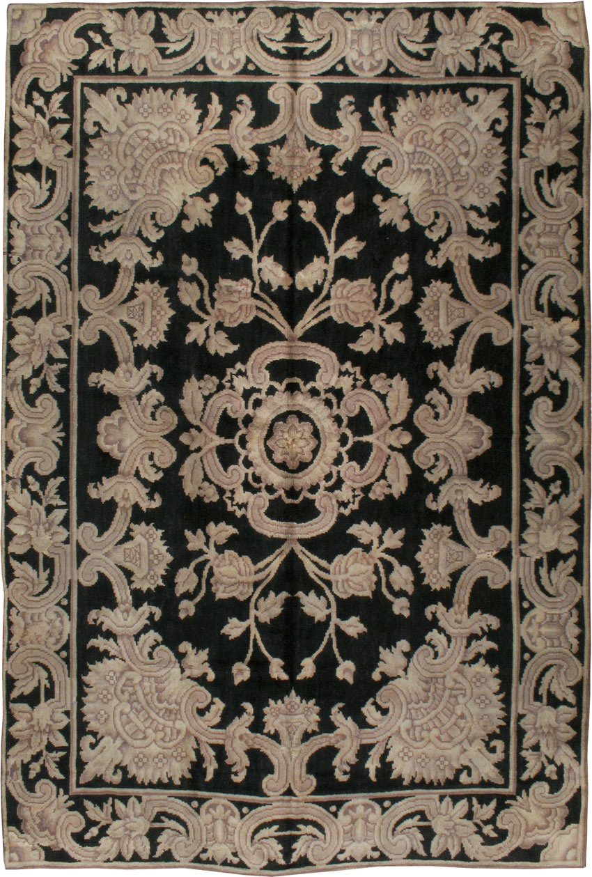 Antique French Savonnerie Room Size Carpet, No.9414 - Gsblank