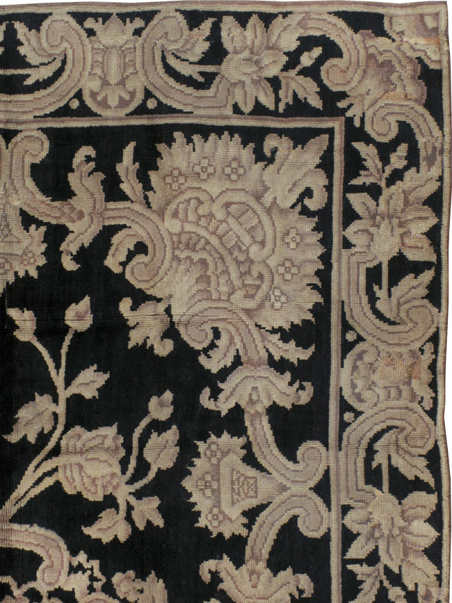Antique French Savonnerie Room Size Carpet, No.9414 - Gsblank