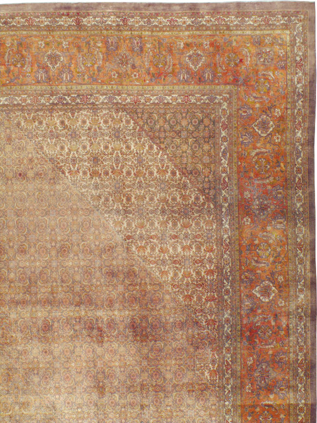 Vintage Persian Tabriz Carpet, No.9422 - Gsblank