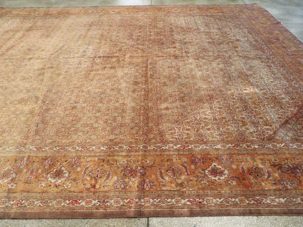 Vintage Persian Tabriz Carpet, No.9422 - Gsblank