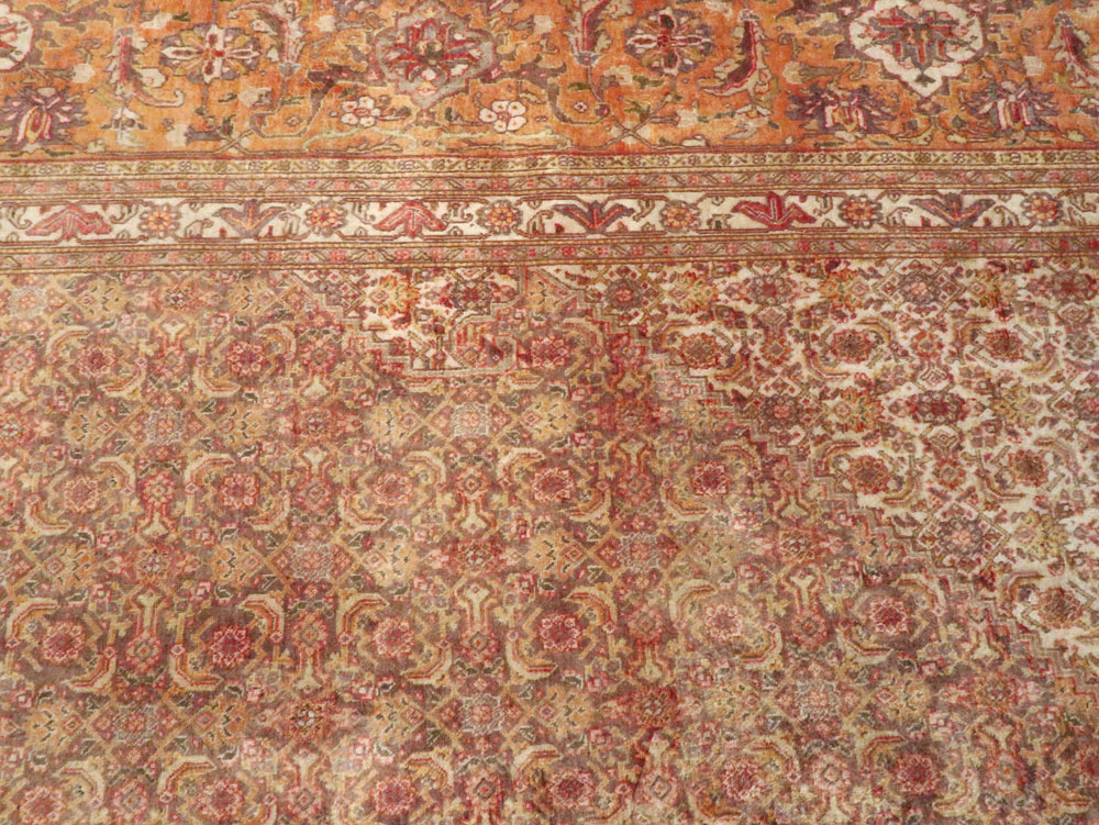 Vintage Persian Tabriz Carpet, No.9422 - Gsblank