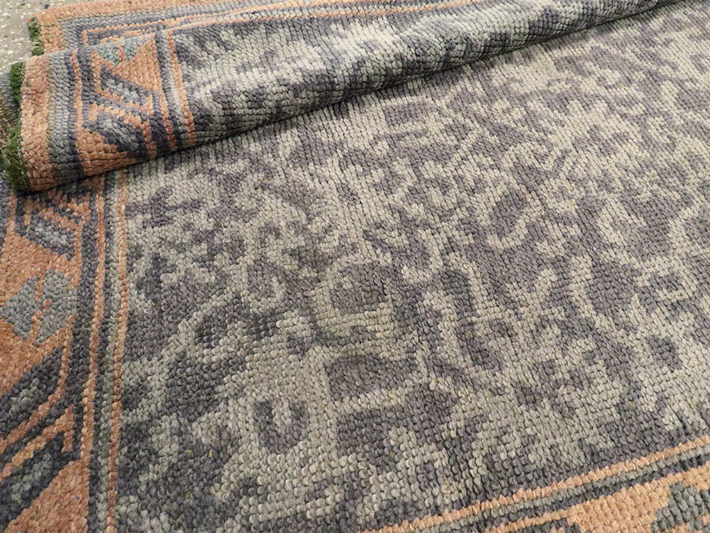 Antique Turkish Oushak Long Runner, No.9424 - Gsblank