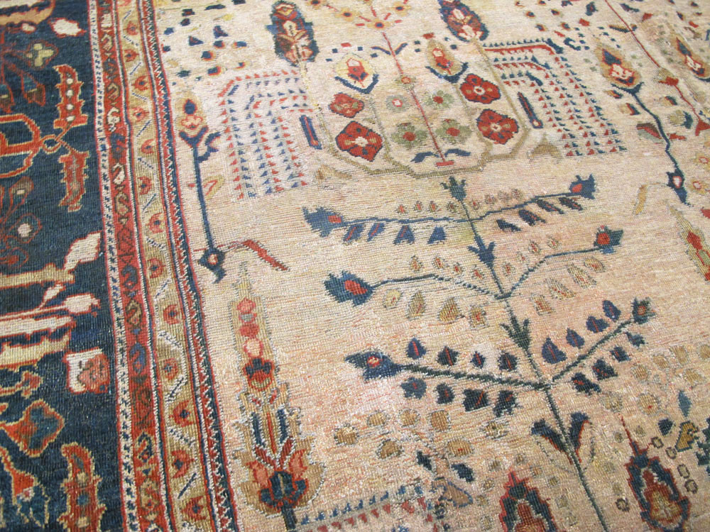 Antique Persian Mahal Carpet, No.9443 - Gsblank