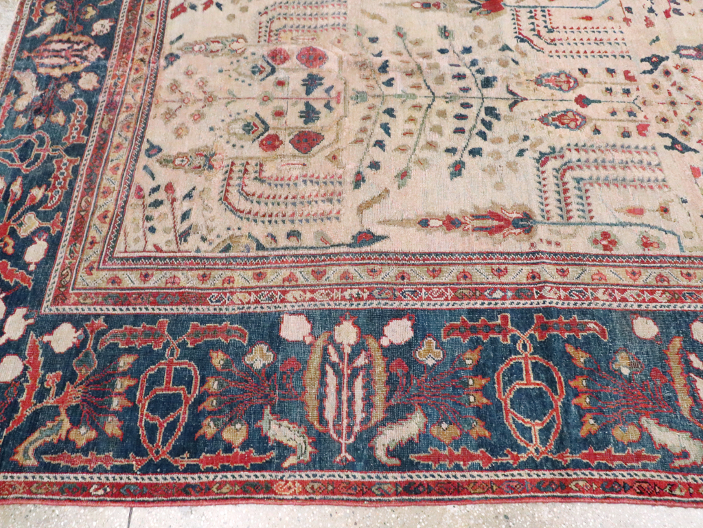 Antique Persian Mahal Carpet, No.9443 - Gsblank