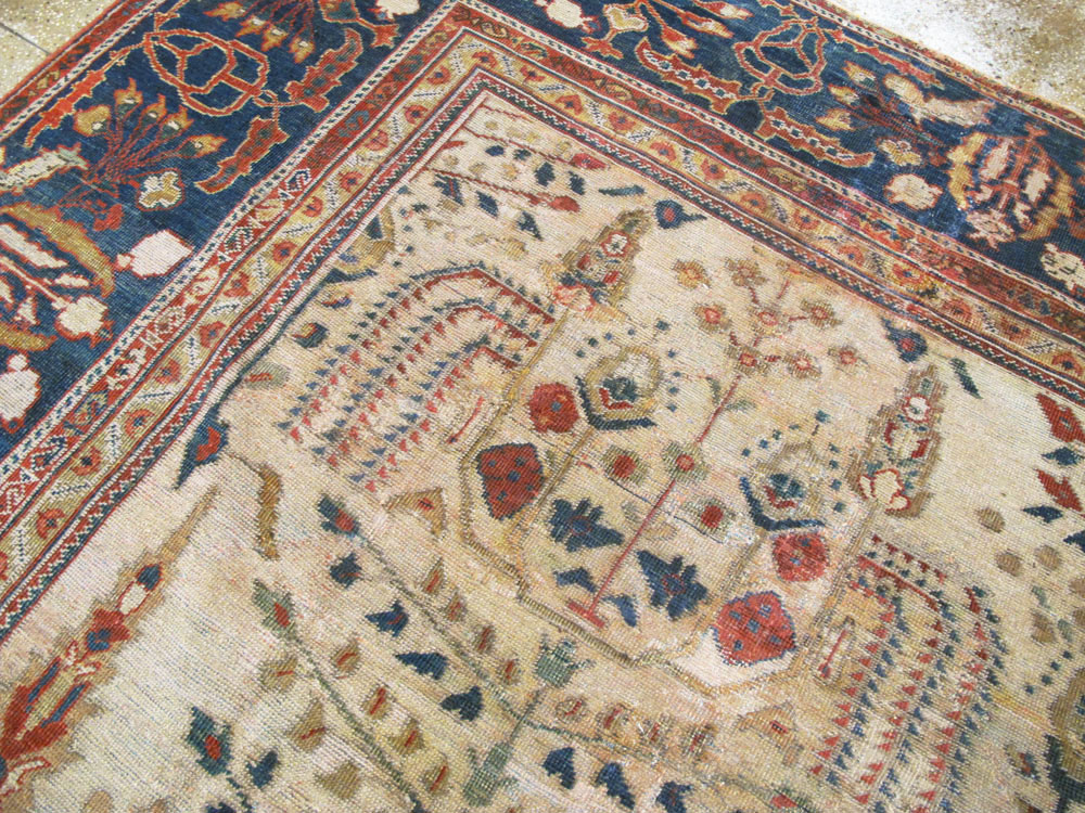 Antique Persian Mahal Carpet, No.9443 - Gsblank