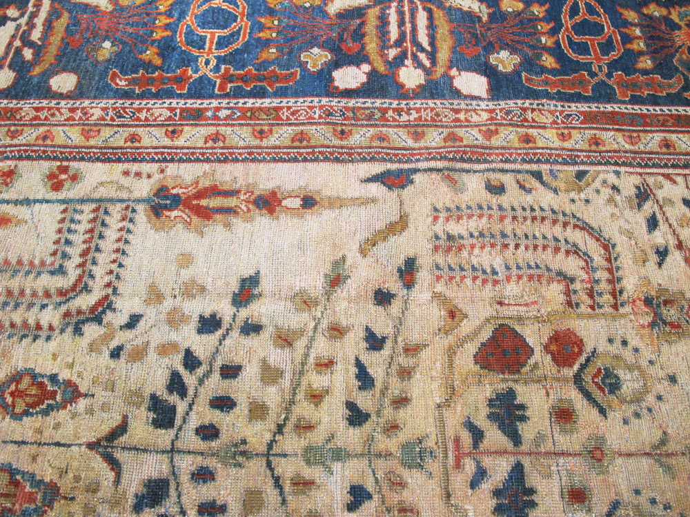 Antique Persian Mahal Carpet, No.9443 - Gsblank