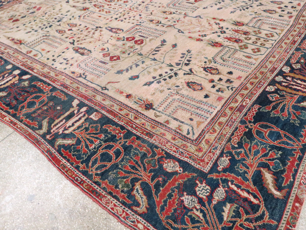Antique Persian Mahal Carpet, No.9443 - Gsblank