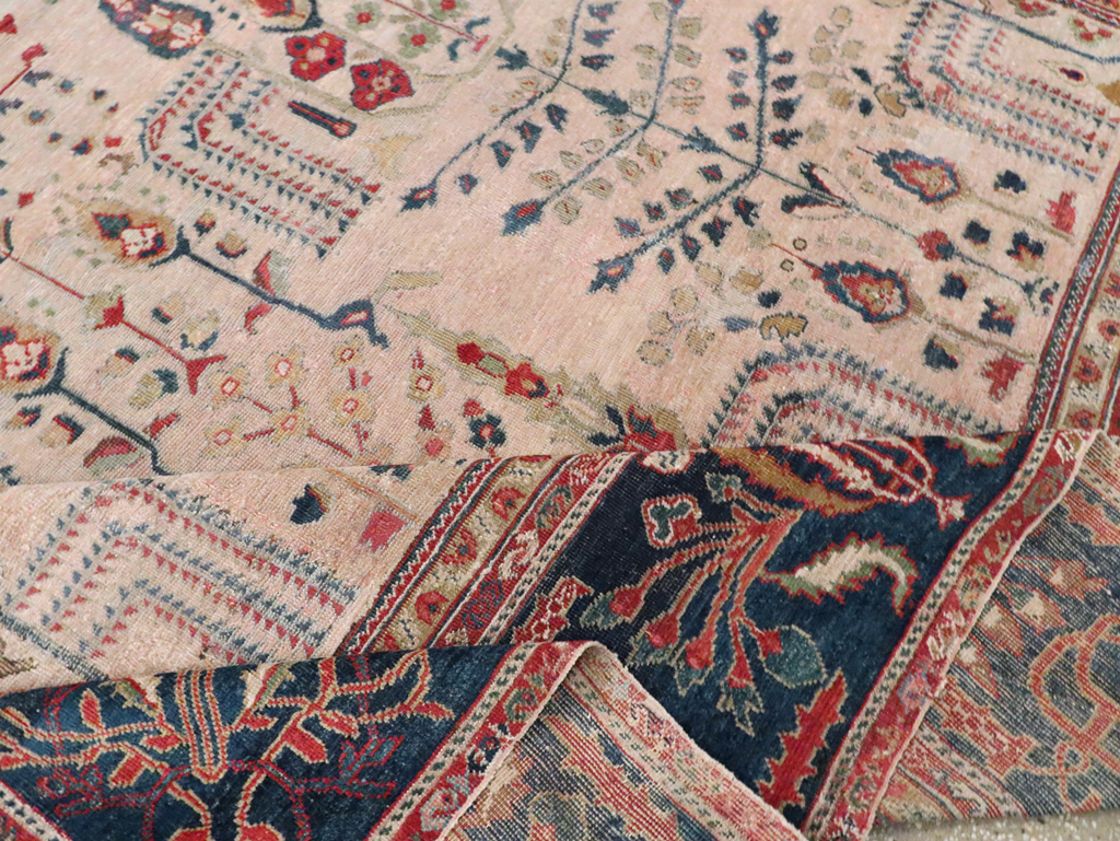 Antique Persian Mahal Carpet, No.9443 - Gsblank