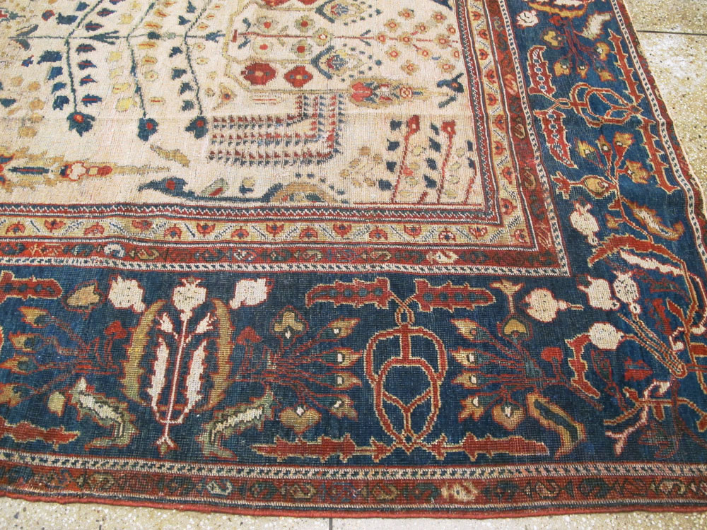Antique Persian Mahal Carpet, No.9443 - Gsblank
