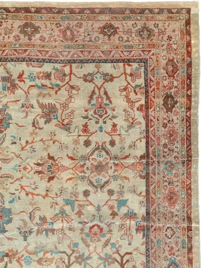 Antique Persian Mahal Gallery Rug, No.9457 - Gsblank