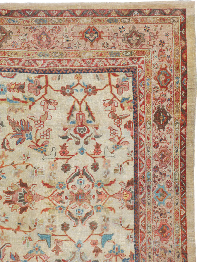 Antique Persian Mahal Gallery Rug, No.9457 - Gsblank