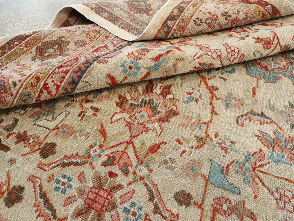 Antique Persian Mahal Gallery Rug, No.9457 - Gsblank