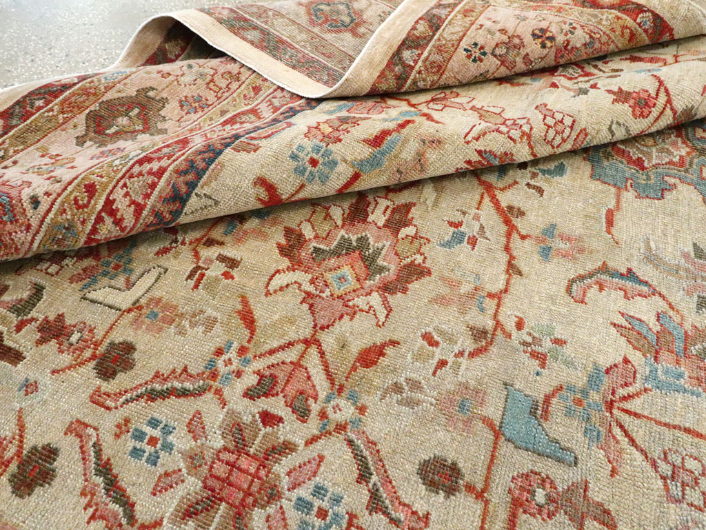 Antique Persian Mahal Gallery Rug, No.9457 - Gsblank