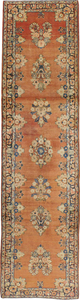 Antique Perisan Sarouk Runner, No.9477 - Gsblank