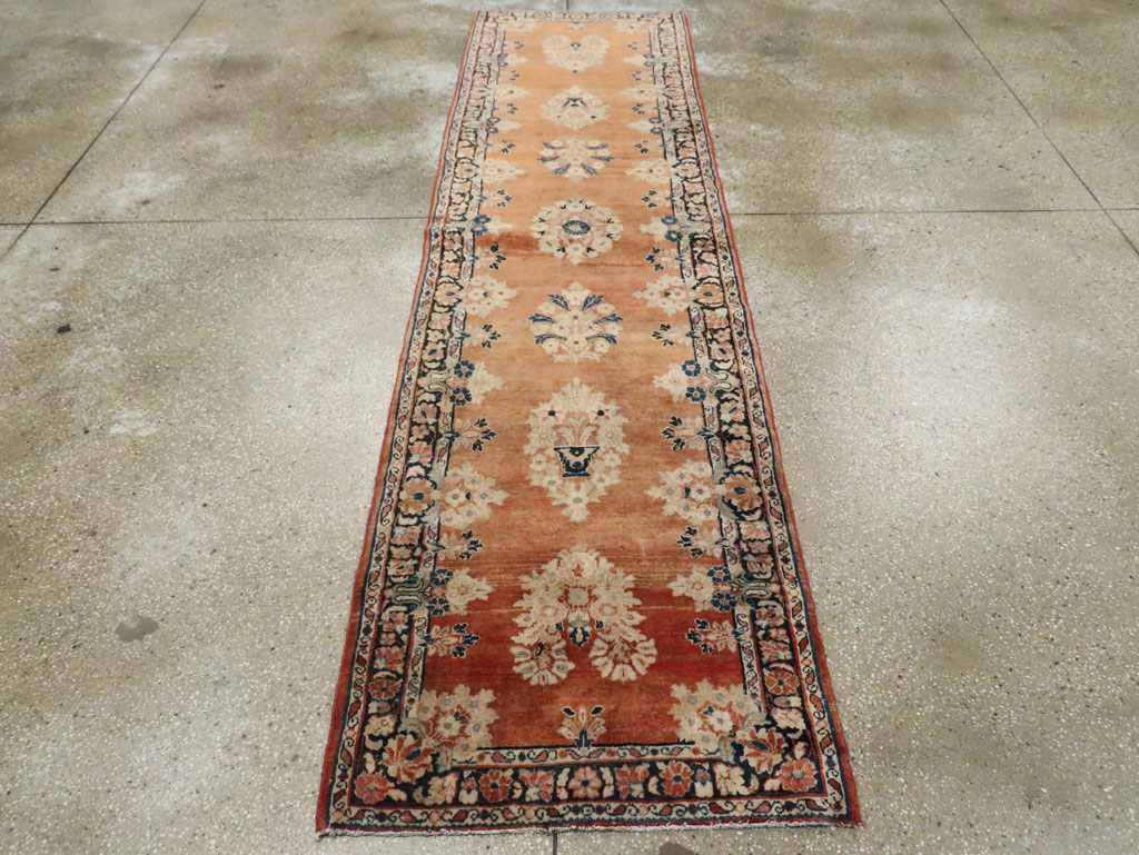 Antique Perisan Sarouk Runner, No.9477 - Gsblank