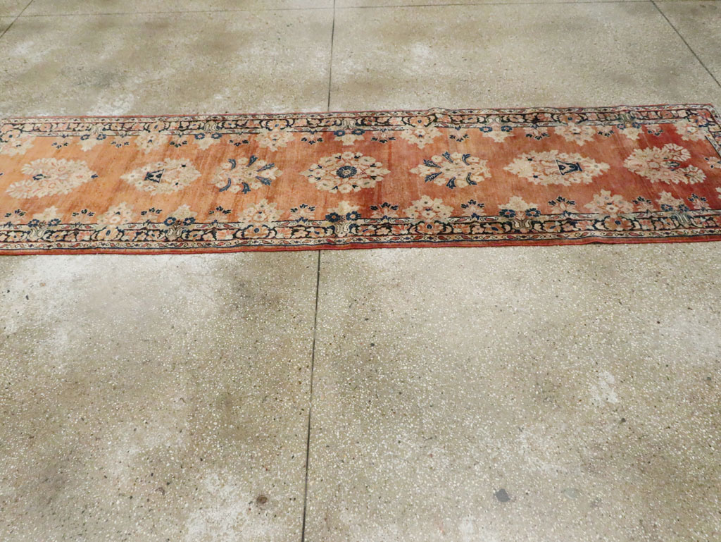 Antique Perisan Sarouk Runner, No.9477 - Gsblank
