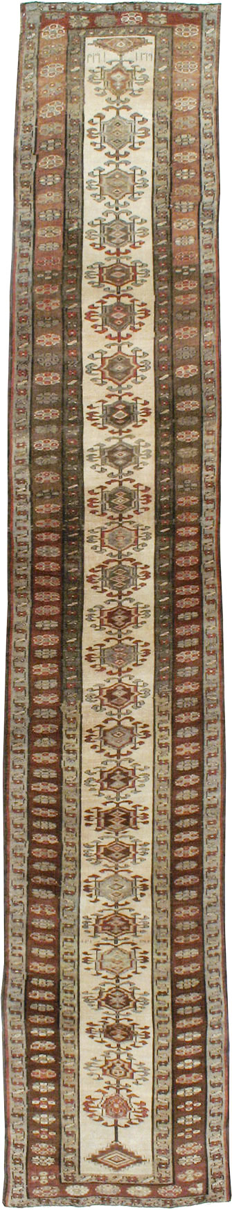 Antique Persian Kurdish Runner, No.9487 - Gsblank