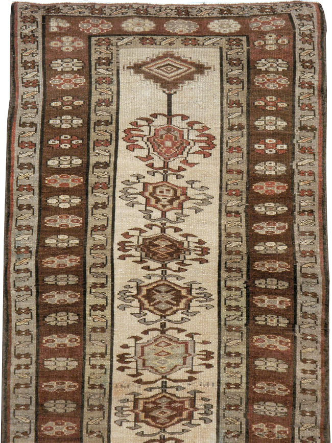 Antique Persian Kurdish Runner, No.9487 - Gsblank