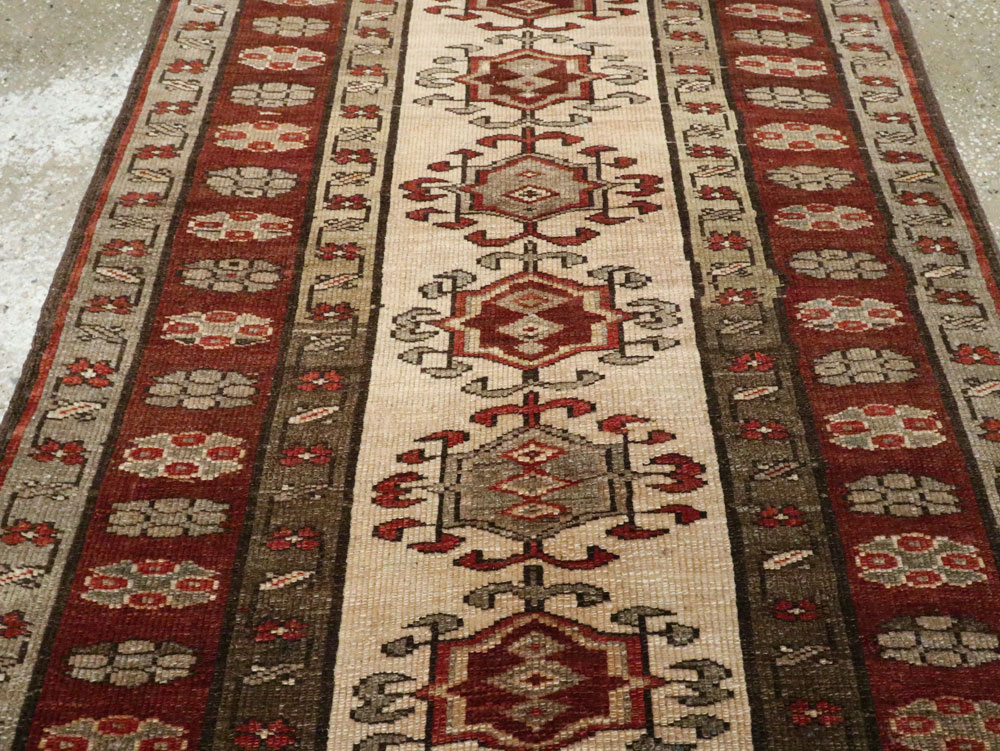 Antique Persian Kurdish Runner, No.9487 - Gsblank