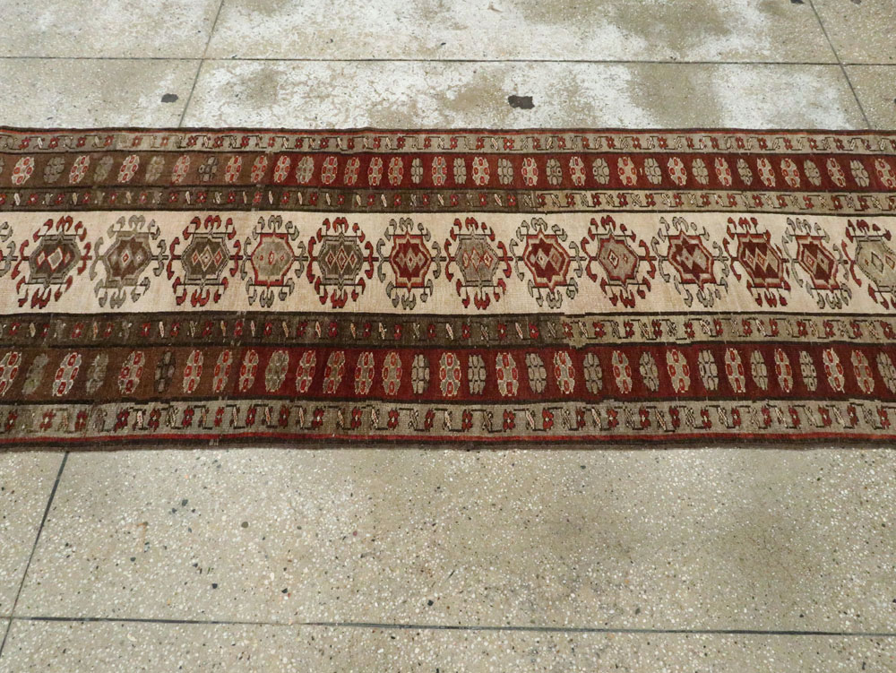Antique Persian Kurdish Runner, No.9487 - Gsblank