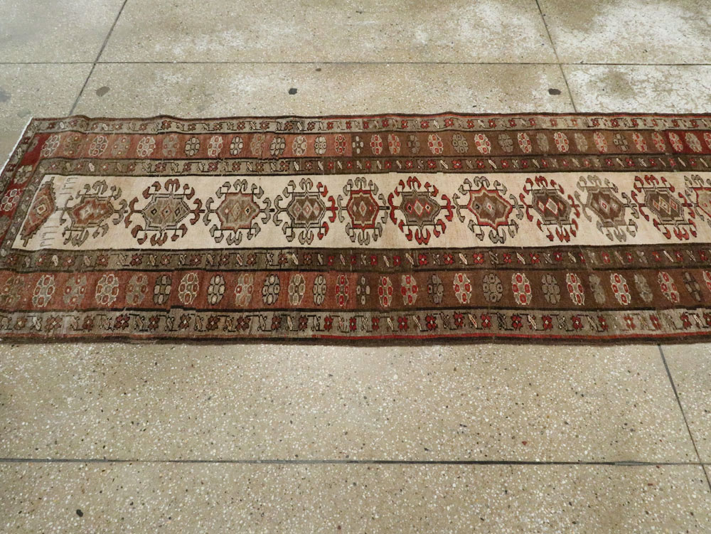 Antique Persian Kurdish Runner, No.9487 - Gsblank