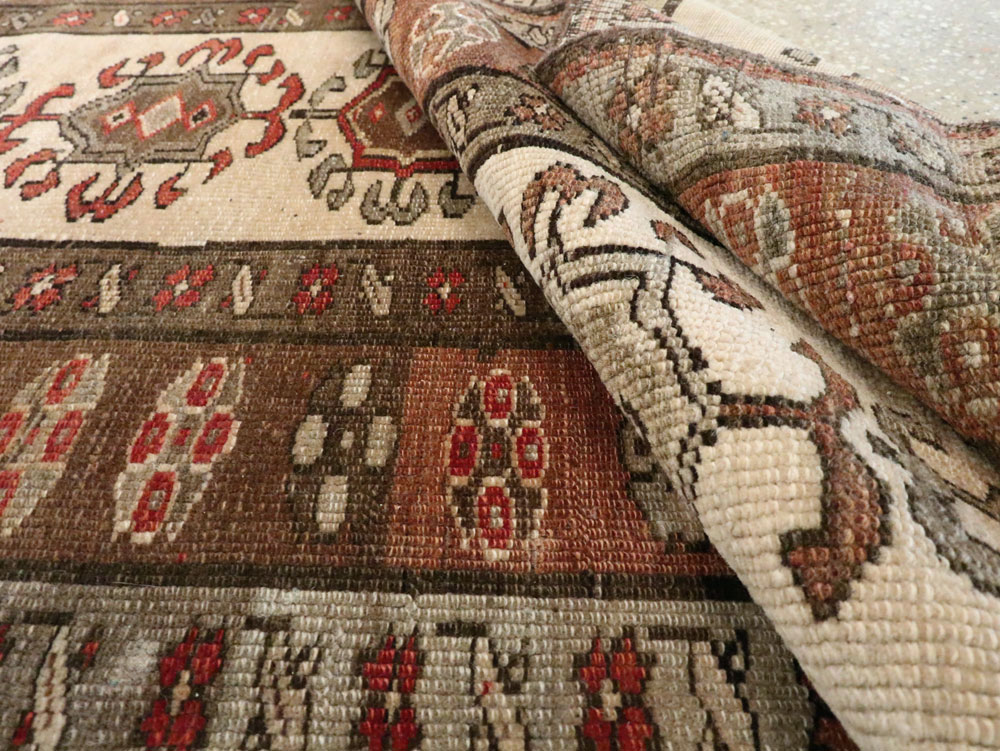 Antique Persian Kurdish Runner, No.9487 - Gsblank