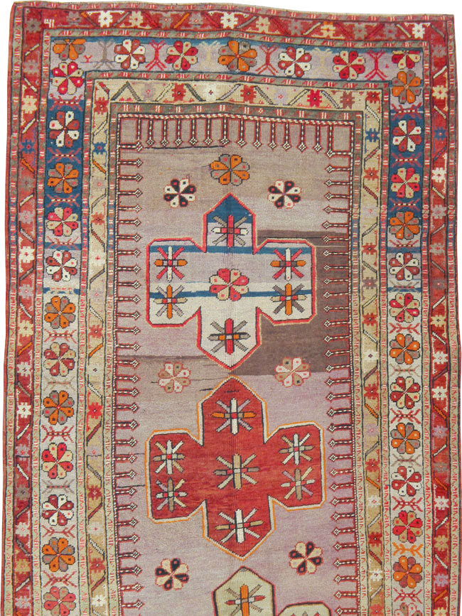 Antique Caucasian Kazak Carpet, No.9489 - Gsblank