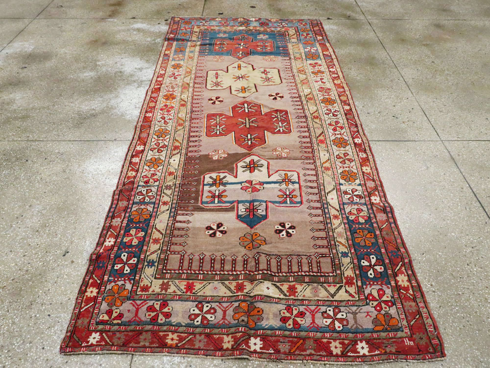 Antique Caucasian Kazak Carpet, No.9489 - Gsblank
