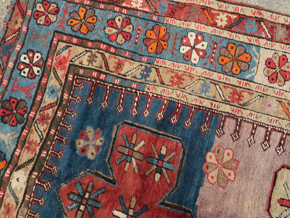 Antique Caucasian Kazak Carpet, No.9489 - Gsblank