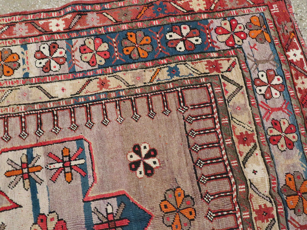 Antique Caucasian Kazak Carpet, No.9489 - Gsblank