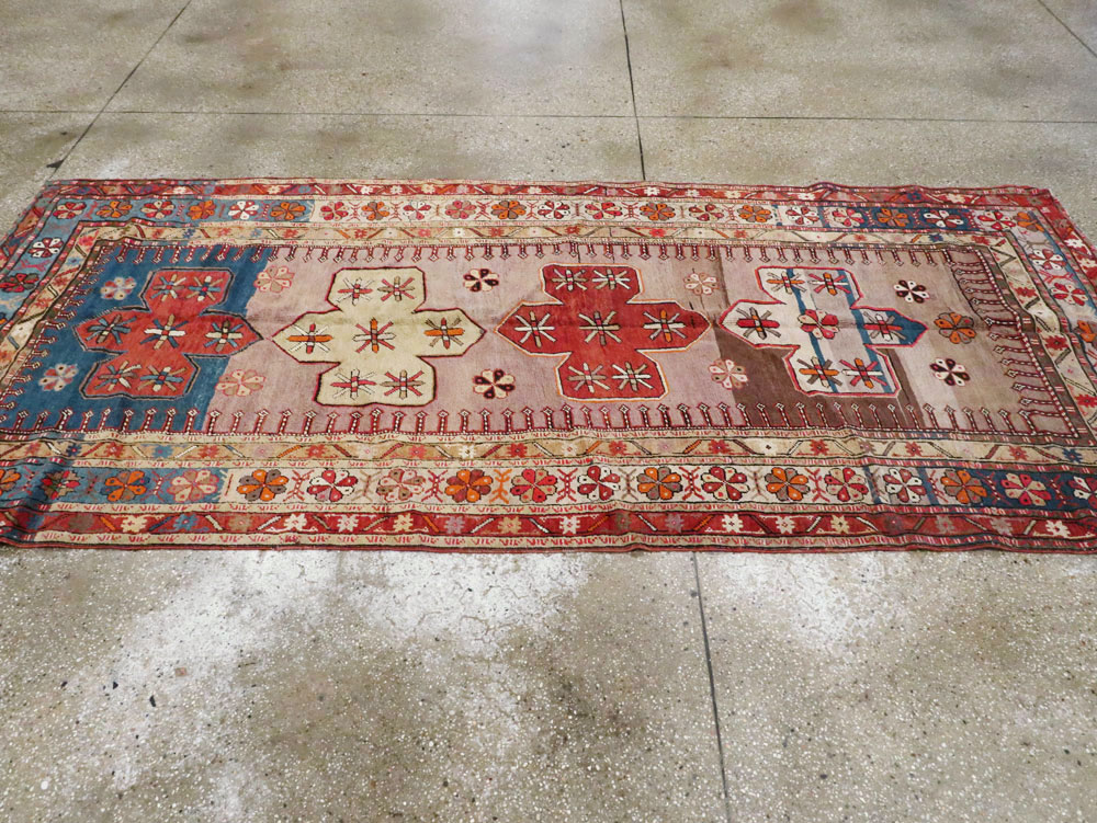 Antique Caucasian Kazak Carpet, No.9489 - Gsblank