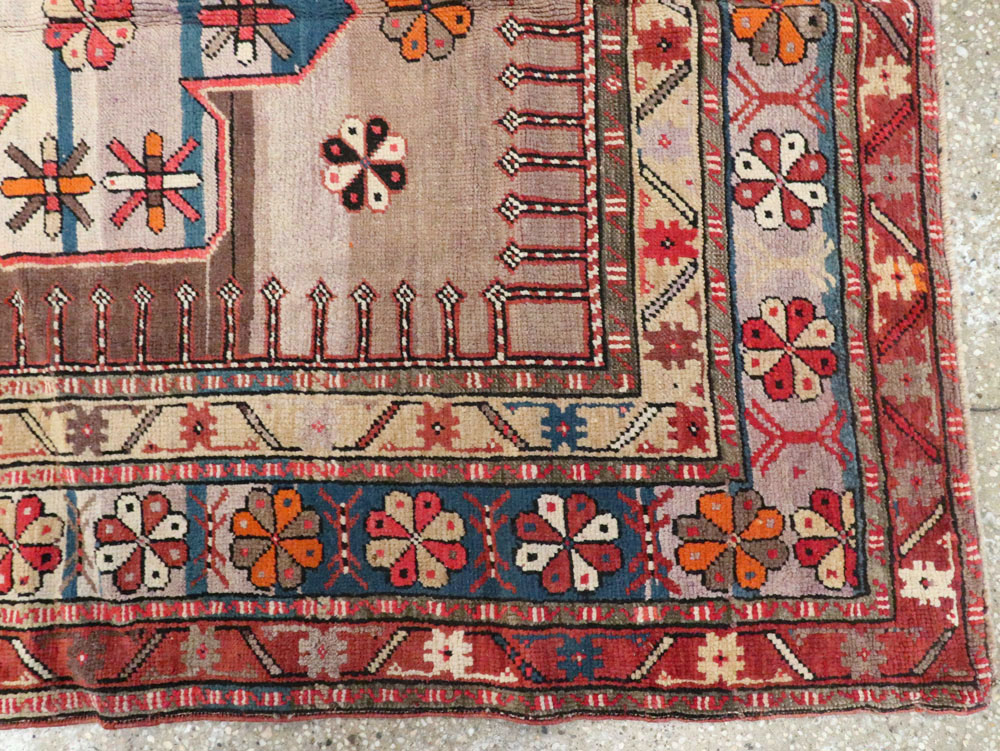 Antique Caucasian Kazak Carpet, No.9489 - Gsblank