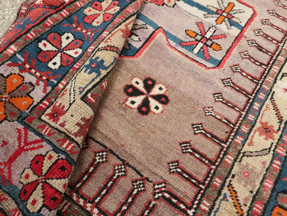 Antique Caucasian Kazak Carpet, No.9489 - Gsblank