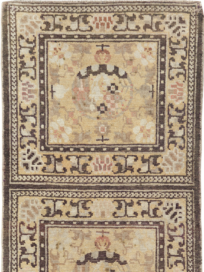 Antique East Turkestan Samarkand Runner, No.9495 - Gsblank