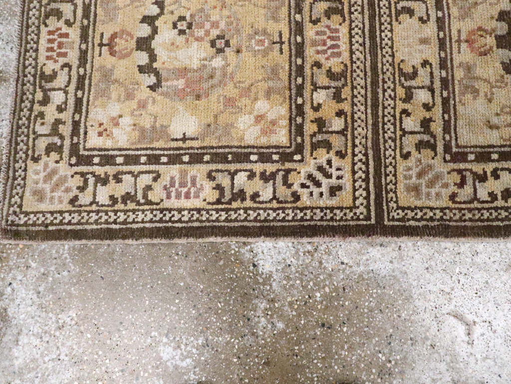 Antique East Turkestan Samarkand Runner, No.9495 - Gsblank