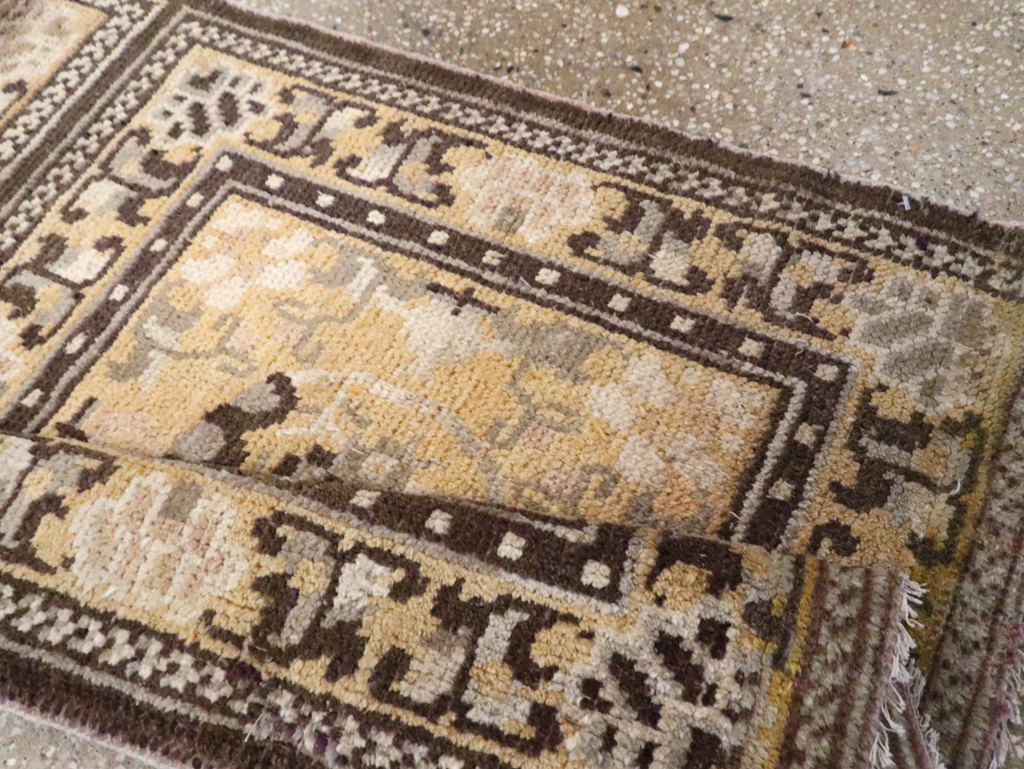 Antique East Turkestan Samarkand Runner, No.9495 - Gsblank