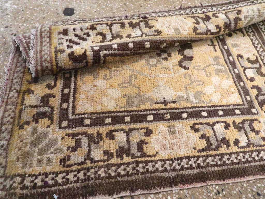 Antique East Turkestan Samarkand Runner, No.9495 - Gsblank