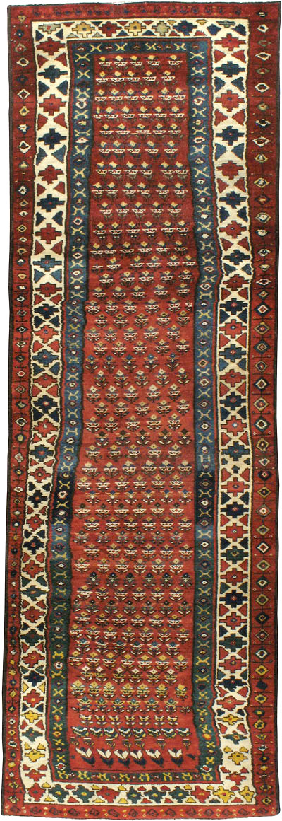 Antique Persian Hamadan Runner, No.9496 - Gsblank