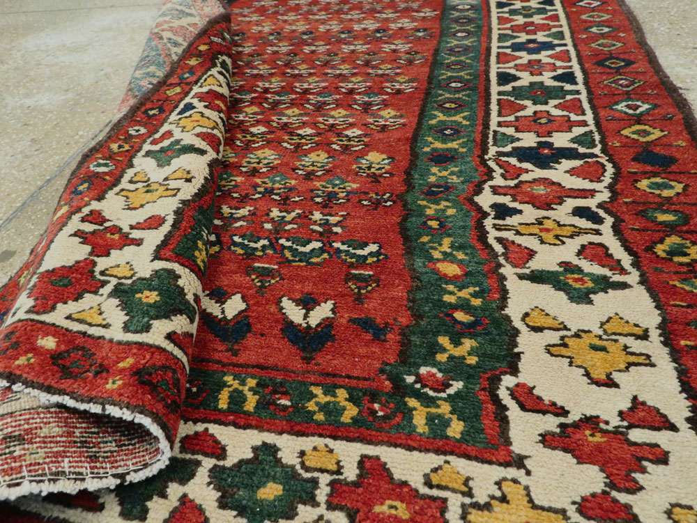 Antique Persian Hamadan Runner, No.9496 - Gsblank
