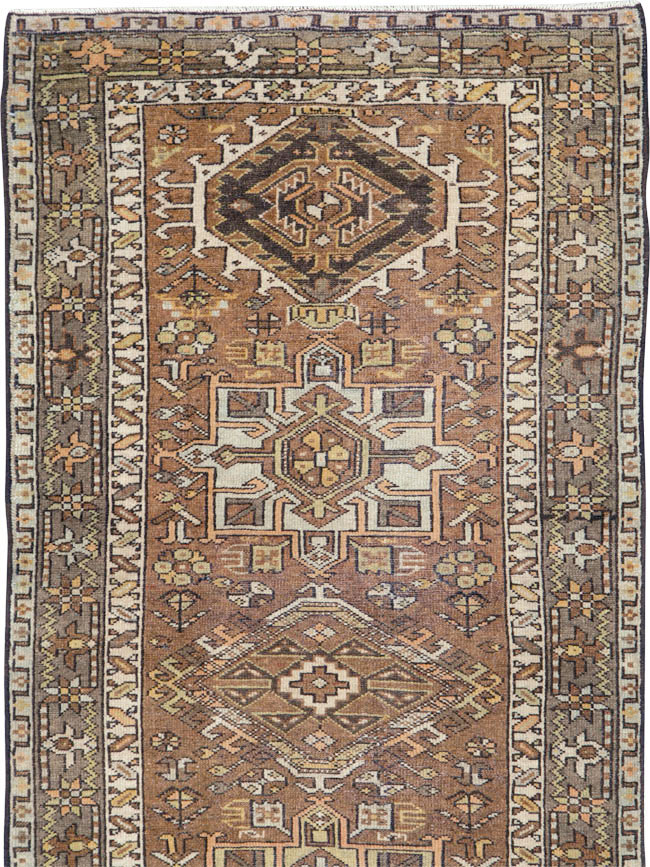 Vintage Persian Karajeh Runner, No.9509 - Gsblank
