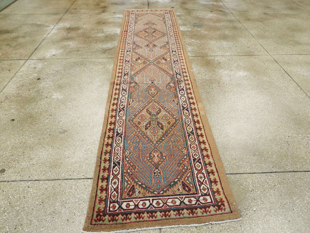 Antique Persian Serab Runner, No.9513 - Gsblank