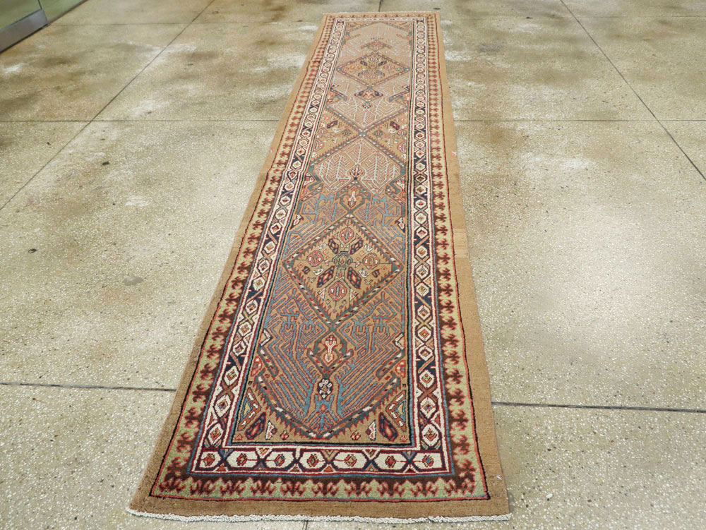 Antique Persian Serab Runner, No.9513 - Gsblank