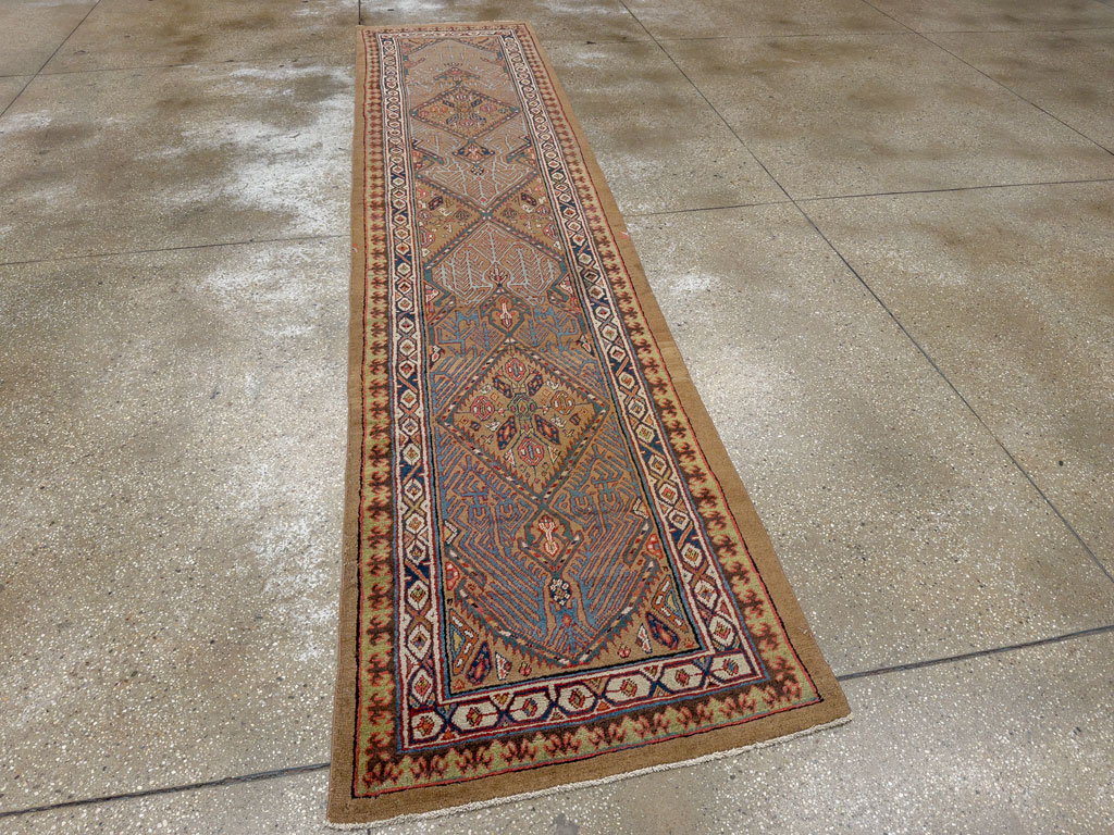 Antique Persian Serab Runner, No.9513 - Gsblank