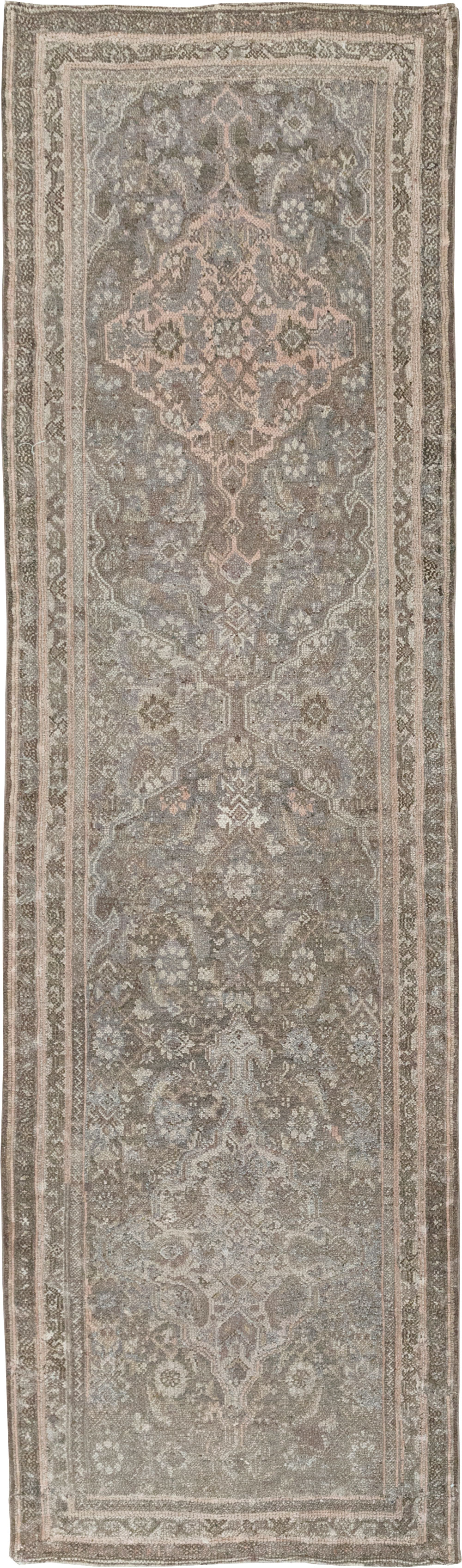 Antique Persian Malayer Runner, No.9517 - Gsblank