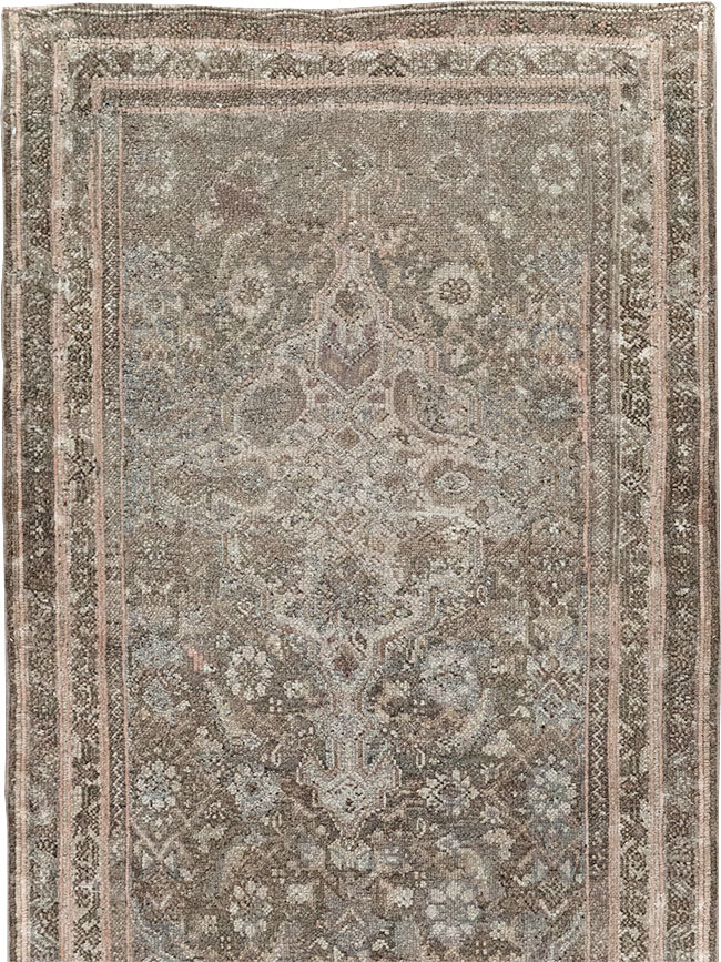 Antique Persian Malayer Runner, No.9517 - Gsblank