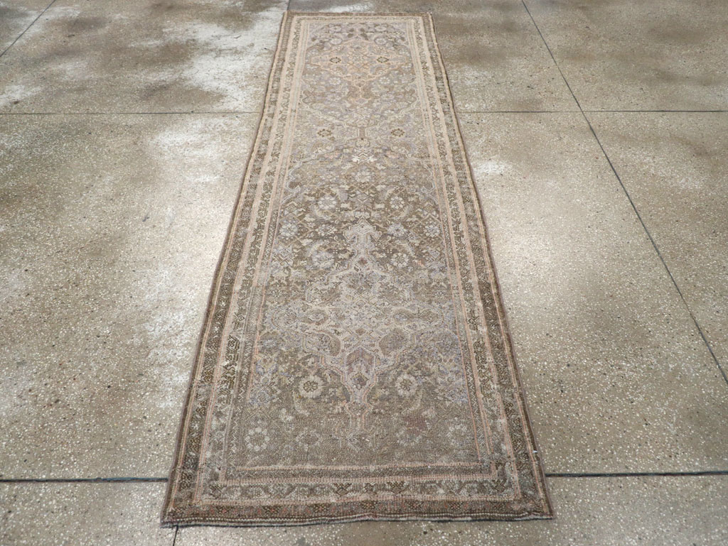 Antique Persian Malayer Runner, No.9517 - Gsblank