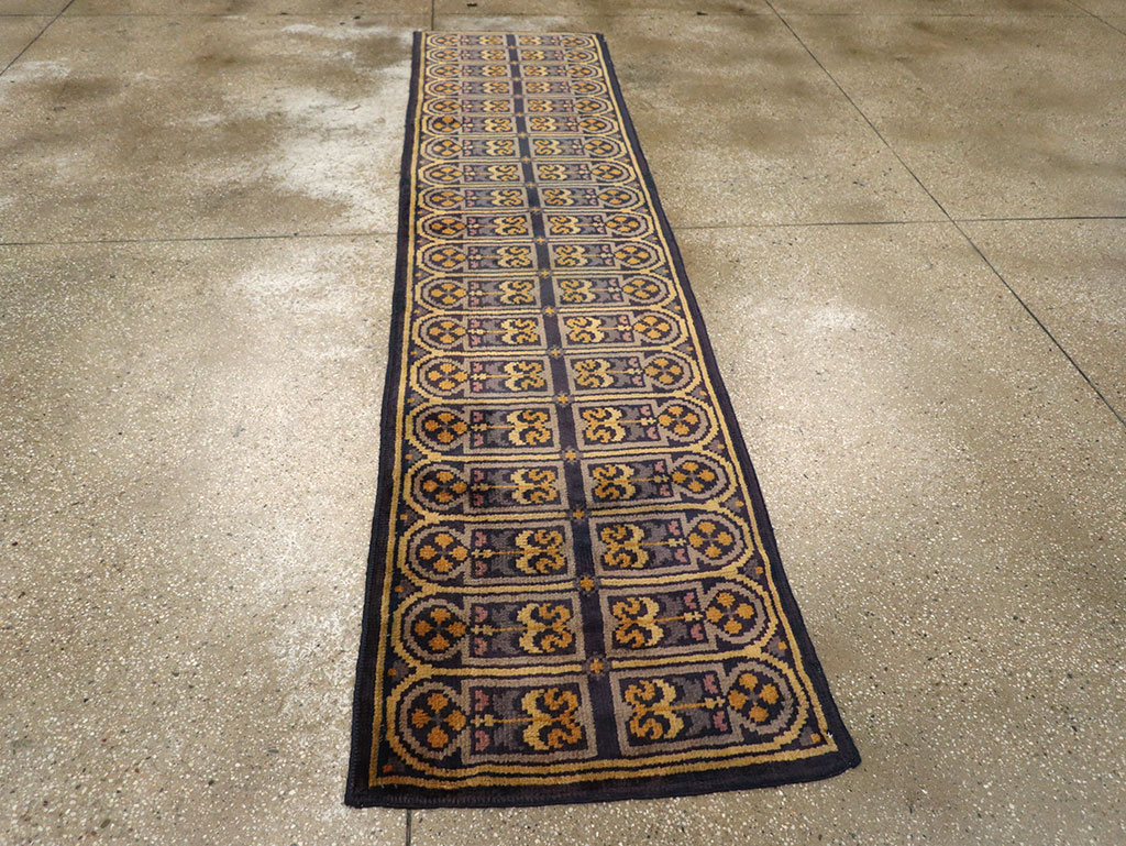 A European Savonnerie Runner, No.9521 - Gsblank