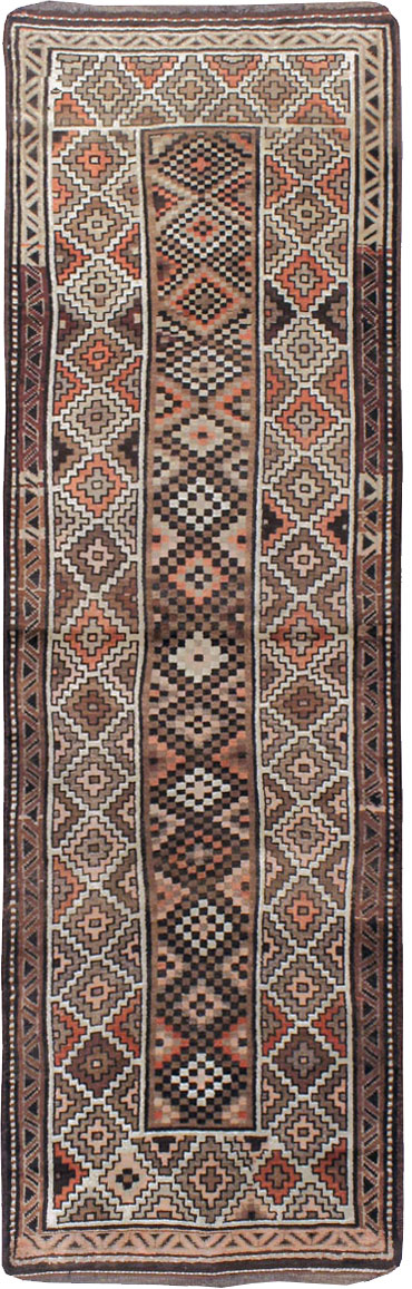 Antique Persian Kurdish Runner, No.9526 - Gsblank